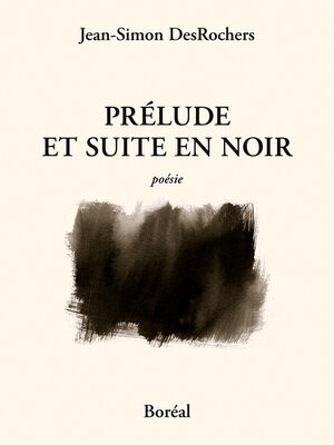 cover image of Prélude et suite en noir